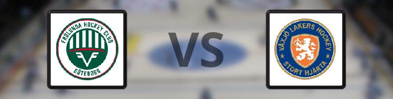 Frölunda - Växjö Lakers odds, speltips, resultat i SHL