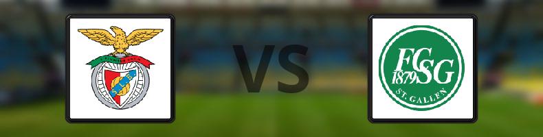 Benfica - St. Gallen odds, speltips, resultat i Europa League