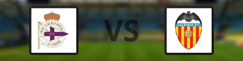 Deportivo La Coruna - Valencia odds, speltips, resultat i La Liga