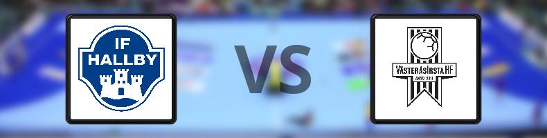 IF Hallby HK - VästeråsIrsta HF odds, speltips, resultat i Handbollsligan damer