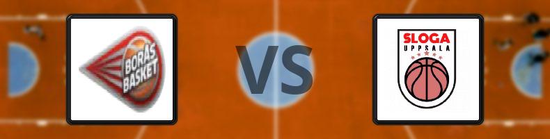 Borås Basket - Sloga Uppsala odds, speltips, resultat i Basketligan herrar