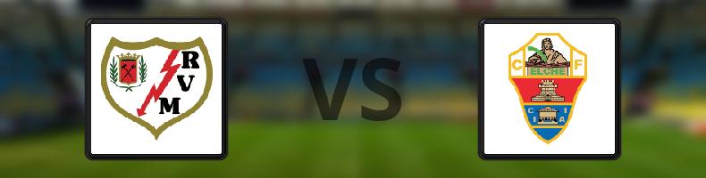 Rayo Vallecano - Elche odds, speltips, resultat i La Liga
