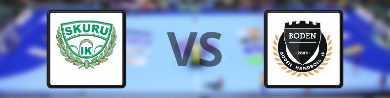 Skuru IK - Boden Handboll IF odds, speltips, resultat i Handbollsligan damer