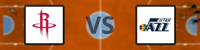 Houston Rockets - Utah Jazz odds, speltips, resultat i NBA