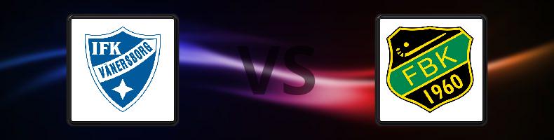 IFK Vänersborg - Frillesås BK odds, speltips, resultat i Elitserien