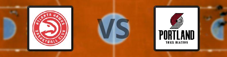 Atlanta Hawks - Portland Trail Blazers odds, speltips, resultat i NBA