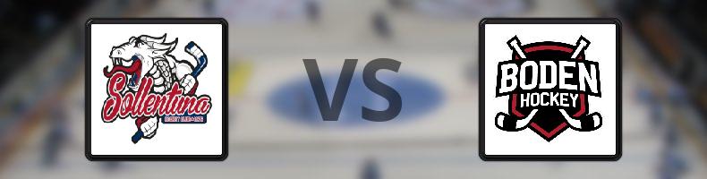 Sollentuna HC - Bodens HF odds, speltips, resultat i HockeyEttan