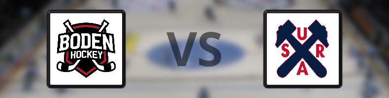 Bodens HF - Surahammars IF odds, speltips, resultat i HockeyEttan