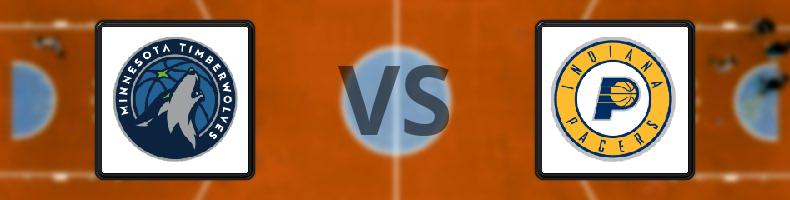 Minnesota Timberwolves - Indiana Pacers odds, speltips, resultat i NBA