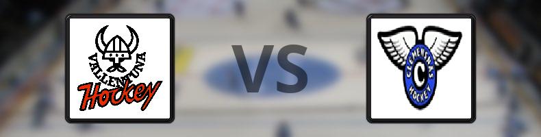 IF Vallentuna BK - Clemensnäs HC odds, speltips, resultat i HockeyEttan