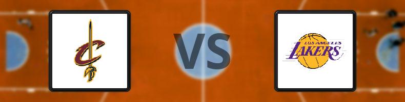 Cleveland Cavaliers - Los Angeles Lakers odds, speltips, resultat i NBA