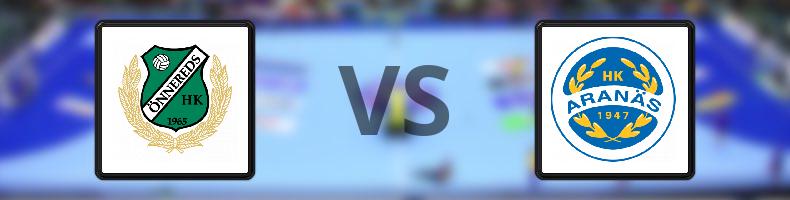 Önnereds HK - HK Aranäs odds, speltips, resultat i Handbollsligan damer