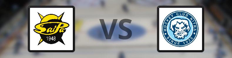 SaiPa - HK Nitra odds, speltips, resultat i CHL