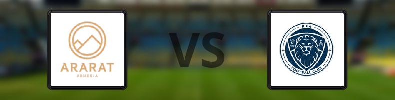 Ararat-Armenien - Riga FC odds, speltips, resultat i Champions League