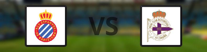 Espanyol - Deportivo La Coruna odds, speltips, resultat i La Liga