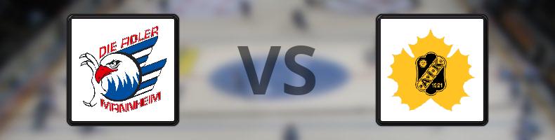 Adler Mannheim - Skellefteå odds, speltips, resultat i CHL