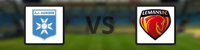Auxerre - Le Mans odds, speltips, resultat i Ligue 1