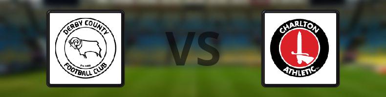 Derby County FC - Charlton odds, speltips, resultat i EFL Championship