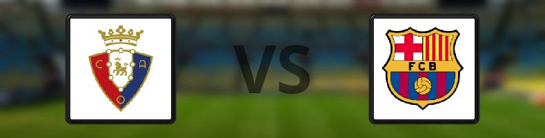 Osasuna - Barcelona odds, speltips, resultat i La Liga