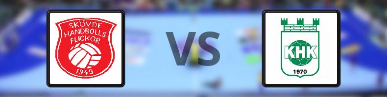 Skövde HF - Kungälvs HK odds, speltips, resultat i Handbollsligan damer