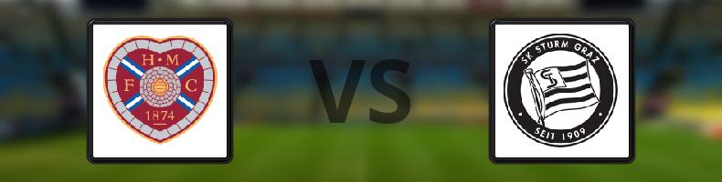 Hearts - Sturm Graz odds, speltips, resultat i Champions League