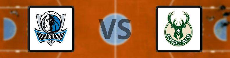 Dallas Mavericks - Milwaukee Bucks odds, speltips, resultat i NBA
