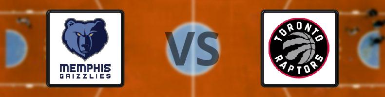 Memphis Grizzlies - Toronto Raptors odds, speltips, resultat i NBA