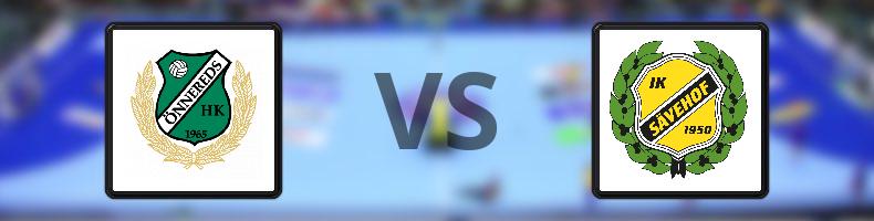 Önnereds HK - IK Sävehof odds, speltips, resultat i Handbollsligan damer