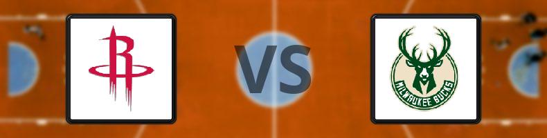 Houston Rockets - Milwaukee Bucks odds, speltips, resultat i NBA