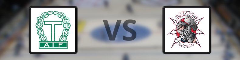 Tingsryd - Halmstad Hammers HC odds, speltips, resultat i HockeyEttan