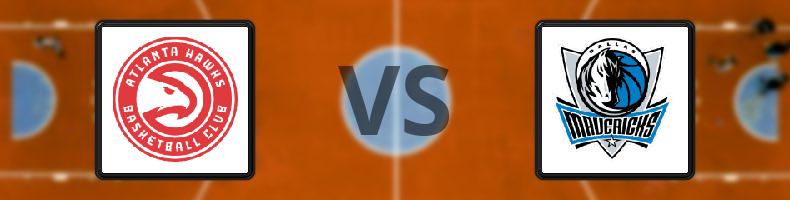 Atlanta Hawks - Dallas Mavericks odds, speltips, resultat i NBA