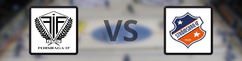 Forshaga IF - Strömsbro IF odds, speltips, resultat i HockeyEttan