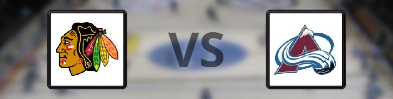 Chicago Blackhawks - Colorado Avalanche odds, speltips, resultat i NHL