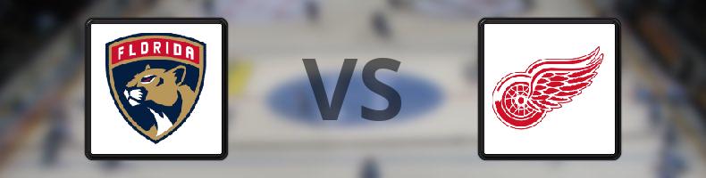 Florida Panthers - Detroit Red Wings odds, speltips, resultat i NHL