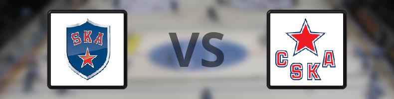 SKA St Petersburg - CSKA Moskva odds, speltips, resultat i KHL