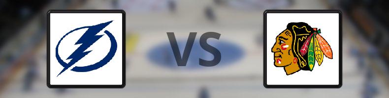 Tampa Bay Lightning - Chicago Blackhawks odds, speltips, resultat i NHL