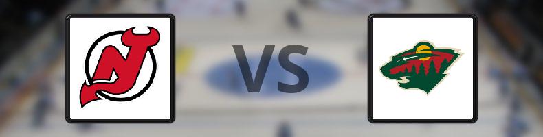 New Jersey Devils - Minnesota Wild odds, speltips, resultat i NHL
