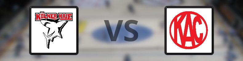 Kölner Haie - EC KAC odds, speltips, resultat i CHL