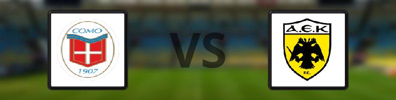 Como - AEK Aten odds, speltips, resultat i Champions League