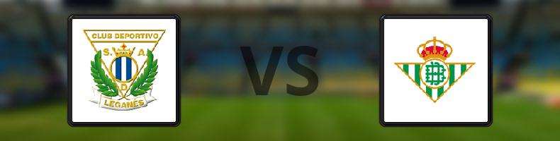 Leganés - Real Betis odds, speltips, resultat i La Liga