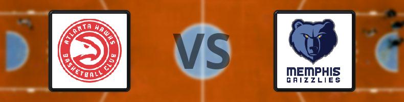 Atlanta Hawks - Memphis Grizzlies odds, speltips, resultat i NBA