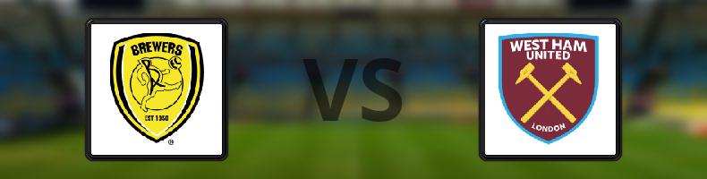 Burton Albion - West Ham odds, speltips, resultat i FA-cupen