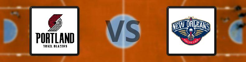 Portland Trail Blazers - New Orleans Pelicans odds, speltips, resultat i NBA
