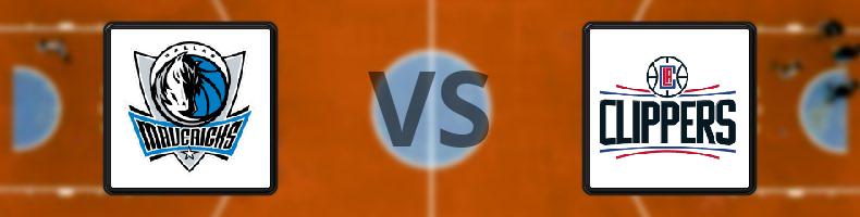 Dallas Mavericks - Los Angeles Clippers odds, speltips, resultat i NBA