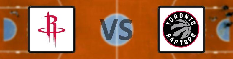 Houston Rockets - Toronto Raptors odds, speltips, resultat i NBA