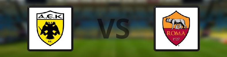 AEK Aten - Roma odds, speltips, resultat i Champions League