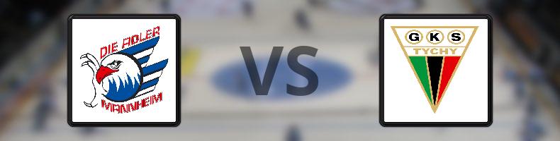 Adler Mannheim - GKS Tychy odds, speltips, resultat i CHL
