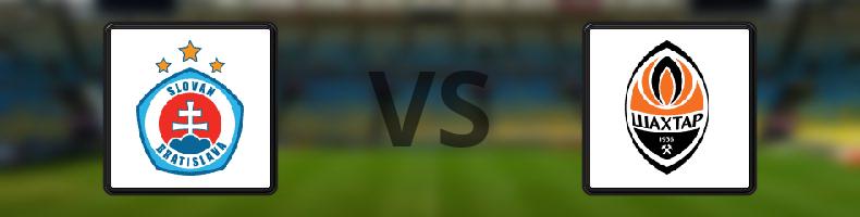 Slovan Bratislava - Shakhtar Donetsk odds, speltips, resultat i Champions League