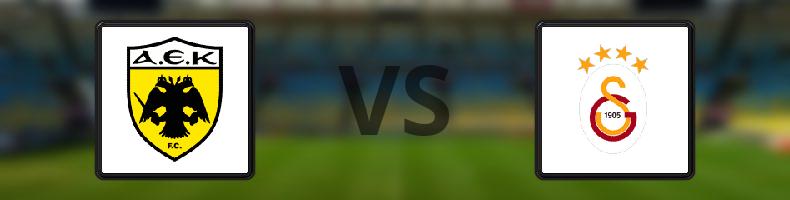 AEK Aten - Galatasaray odds, speltips, resultat i Champions League
