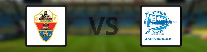 Elche - Alaves odds, speltips, resultat i La Liga